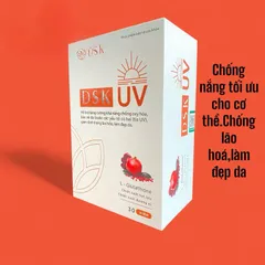 Viên uống DSK UV hỗ trợ chống nắng tối ưu và bảo vệ da (Chai 30 viên)