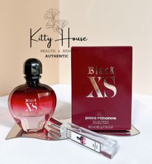 [Mẫu thử] Nước hoa nữ Rabanne Black XS for Her Eau de Parfum chai chiết 10ml