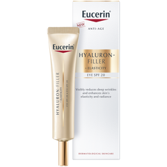 Kem Dưỡng Mắt Eucerin Hyaluron-Filler + Elasticity Eyes Contour Care SPF20 15ml _ Chống Nhăn, Lão Hóa Da Mắt