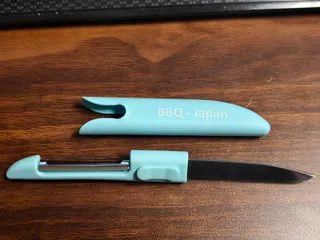 Bộ Dao Gọt Rau Cầm Tay 2in1 BBQ-Japan – Tiện Ích Cho Nhà Bếp