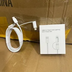 Dây Cáp Dù Sạc Đa Năng 60W 2 trong 1, Type C- Type C, Type C - LN Sạc Nhanh Cho Thiết Bị Di Động