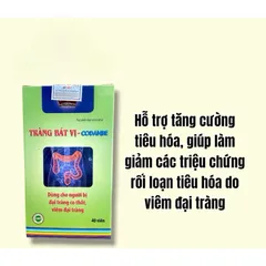 Viên uống Tràng Bát Vị hỗ trợ cho người bị co thắt đại tràng(chai 40viên)