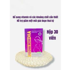 Viên uống bổ sung cho bà bầu Pregna Mom DHA(Speclife)Giúp giảm ốm nghén giai đoạn thai kỳ( Hộp 30viên