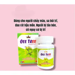 Viên uống QUEE TREE (Kingphar)hỗ trợ giảm đau,chảy máu do trĩ ,táo bón(Hộp 40vien)