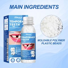 Keo Nhựa Răng Sửa Chữa Định Hình Răng, Keo Lắp Đầy Khoảng Trống Răng, Tạm Thời Sửa Chữa Răng Giả Keo An Toàn