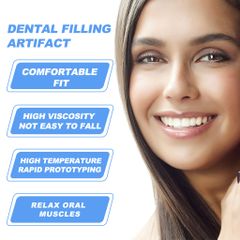 Keo Nhựa Răng Sửa Chữa Định Hình Răng, Keo Lắp Đầy Khoảng Trống Răng, Tạm Thời Sửa Chữa Răng Giả Keo An Toàn
