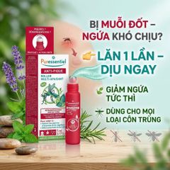 Lăn Làm Dịu Vết Muỗi Cắn Puressentiel Anti-Pique Organic Multi-Soothing Roller từ 3 tuổi _ 100% thiên nhiên
