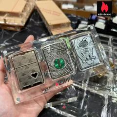 Khay Mica trưng bày và bảo quản Zippo 3 Ô
