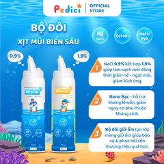 Bộ Combo Xịt Mũi Biển Sâu AiryUp 0.9% & 1.9% - Vệ Sinh Mũi Họng Hàng Ngày, Kháng Khuẩn, Dưỡng Ẩm Cho Trẻ Em và Người Lớn
