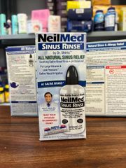 Bình rửa mũi neilmed 240ml kèm 1 muối nguyên hộp (Hàng Mỹ)