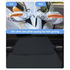 Tấm Che Nắng Kính Xe Hơi Và Gương Chiếu Hậu ( Loại Dày ) 