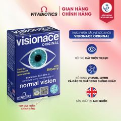 Thực Phẩm Bảo Vệ Sức Khỏe VISIONACE ORIGINAL Vitabiotics Hỗ Trợ Cải Thiện Thị Lực Hộp 30 Viên