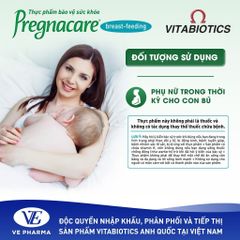 PREGNACARE Breast-feeding Vitabiotics Bổ Sung Vitamin Và Khoáng Chất Cho Phụ Nữ Cho Con Bú 84 Viên