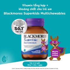 Combo 03 Viên nhai Blackmores Superkids Multi Chewables Úc (lọ 60 viên)
