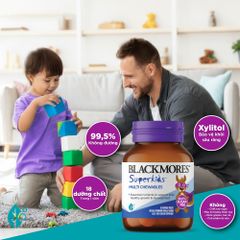 Combo 03 Viên nhai Blackmores Superkids Multi Chewables Úc (lọ 60 viên)