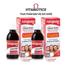 Combo 2 Siro Vitabiotics FEROGLOBIN B12 Liquid Hỗ Trợ Khả Năng Tạo Máu 200ml
