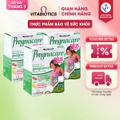Combo 3 Hộp TPBVSK PREGNACARE Plus Omega-3 Cho Phụ Nữ Mang Thai Và Cho Con Bú 56 Viên Vitabiotics