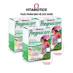 Combo 3 Hộp TPBVSK PREGNACARE Plus Omega-3 Cho Phụ Nữ Mang Thai Và Cho Con Bú 56 Viên Vitabiotics