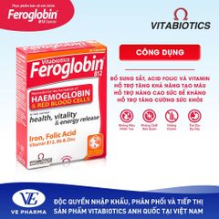 [LIVE] Thực Phẩm Bảo Vệ Sức Khoẻ FEROGLOBIN B12 Capsules Vitabiotics Hỗ Trợ Tăng Khả Năng Tạo Máu