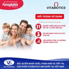 [LIVE] Thực Phẩm Bảo Vệ Sức Khoẻ FEROGLOBIN B12 Capsules Vitabiotics Hỗ Trợ Tăng Khả Năng Tạo Máu