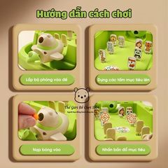 Bộ đồ chơi bắn bi trí tuệ Animal World cho bé tăng tính phản xạ và rèn kỹ năng quan sát
