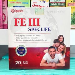 Thực phẩm bổ sung Fe(Sắt) cho người thiếu máu (Hộp20 ống)