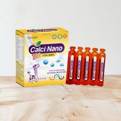 Calci Nano Milk Tảo Biển hỗ trợ bé cao lớn và tăng đề kháng (Hộp 20 ống)