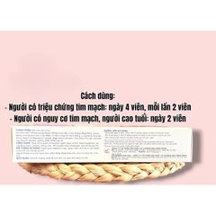 Viên Ích Tâm Khang hỗ trợ tăng lưu thông máu cho tim,giảm triệuu chứngg suy tim(Hộp 30 viên)