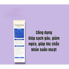 Dầu gội Sano Hair hỗ trợ giảm gàu,nấm ngứa da đầu (Chai 100ml)