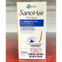 Dầu gội Sano Hair hỗ trợ giảm gàu,nấm ngứa da đầu (Chai 100ml)