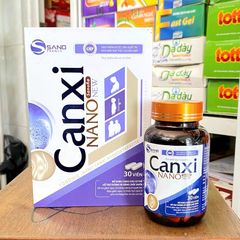 Viên Canxi NANO Sanofia hỗ trợ chắc xương,bổ sung canxi cho phụ nữ có thai và trẻ em phát triển chiều cao(Hộp 30viên)