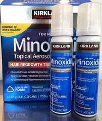 Bọt giúp mọc tóc Kirkland Signature Hair Regrowth Treatment Minoxidil Foam Hộp 60g x6 ống 647517