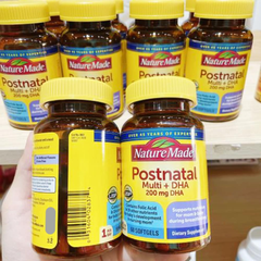 Vitamin cho phụ nữ sau sinh Nature Made Postnatal Multi DHA 60 viên 647518