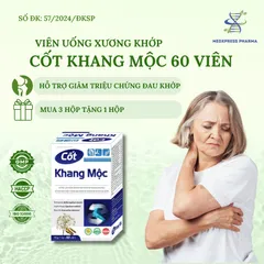 [Lô Mới SX T8/2025] Viên Uống Cốt Khang Mộc – Hỗ Trợ Xương Khớp, Bổ Khớp, Giảm Đau Nhức, Tăng Cường Sự Dẻo Dai