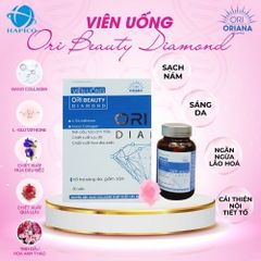 [COMBO 3 HỘP] Viên Uống Ori Beauty Diamond – Hỗ Trợ Giảm Khô Da & Làm Sáng Đẹp Da Hộp 30 Viên