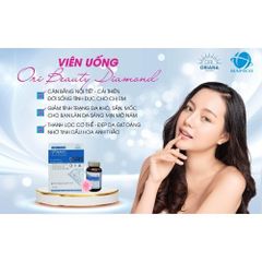 [COMBO 3 HỘP] Viên Uống Ori Beauty Diamond – Hỗ Trợ Giảm Khô Da & Làm Sáng Đẹp Da Hộp 30 Viên