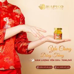 Hộp Yến Sào Hapico Nest – Yến Hũ, Yến Chưng Sẵn, SX Tại Nhà Máy Đạt Chuẩn Chất Lượng ISO, HACCP, FDA