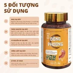 [MUA 3 TẶNG 1] Viên Uống Dạ Dày Đông Phương - Hỗ Trợ Giảm Trào Ngược Dạ Dày, Viêm Loét Dạ Dày, Bảo Vệ Niêm Mạc Dạ Dày