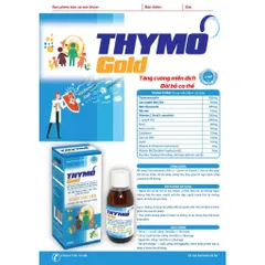[COMBO 3 HỘP] TPBVSK Thymo Gold – Hỗ trợ tăng cường miễn dịch, bổ sung Kẽm, Vitamin C,... 120ml