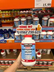 Viên uống bổ khớp Kirkland Signature Glucosamine with MSM 375 viên - Hỗ trợ sức khỏe khớp và linh hoạt cho cơ thể từ Mỹ