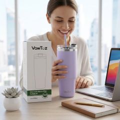 Bình Giữ Nhiệt VawTuz 30oz Inox 304 Cao Cấp – Giữ Nóng Lạnh Tối Ưu, Dung Tích Lớn 890ml, Phụ Kiện Tiện Lợi Ống Hút