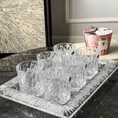 Set 6 cốc thấp Memphis 300ml Crystal Bohemia