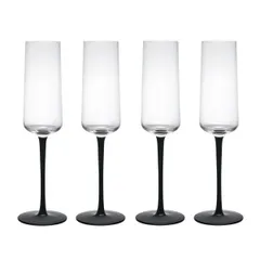 Bộ 4 ly sâm panh 250ml, chất liệu thủy tinh, Model MKPALFLU4PC
