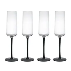 Bộ 4 ly sâm panh 250ml, chất liệu thủy tinh, Model MKPALFLU4PC