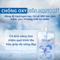 Nước ion kiềm giàu Hydrogen Quantum. Nước uống hằng ngày tốt cho sức khỏe. Độc quyền công nghê lượng tử  ( 333ml/túi X 10)