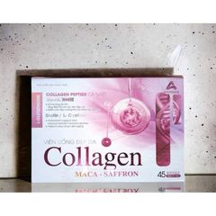 Viên uống Collagen Maca-Saffron hỗ trợ tăng độ ẩm đàn hồi da (Hộp 45 viên)