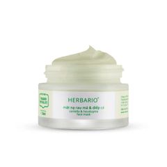 Mặt nạ Rau Má & Diếp Cá giảm dầu, mụn Herbario 30ml thuần chay chính hãng