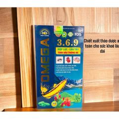 OMEGA 3.6.9 diệp lục-cần tây-tinh dầu thông đỏ (100vien)