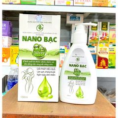 Dung dịch vệ sinh thảo mộc NANO BẠC làm sạch vùng kín,ngăn ngừa viêm nhiễm (Chai 150ml)