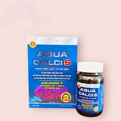 Viên uống AQUA CALCI S chiết xuất từ tảo biển,hỗ trợ xương răng và phát triển chiều cao cho bé (Chai 30viên)
